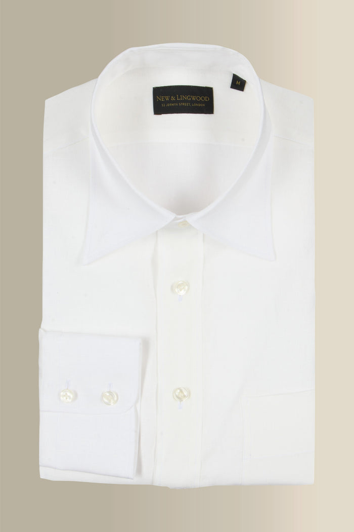 Ivory Linen Popover Shirt