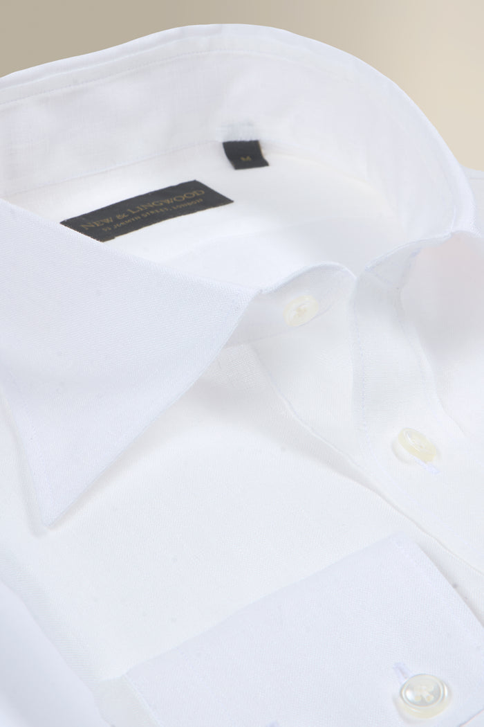 Ivory Linen Popover Shirt