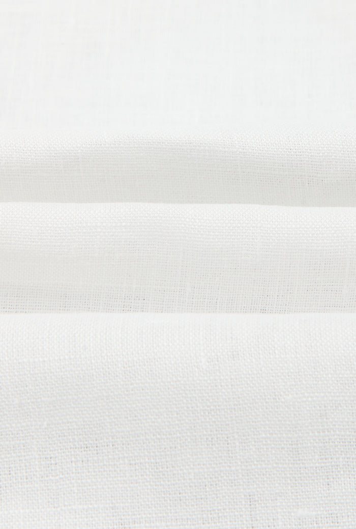 Ivory Linen Popover Shirt