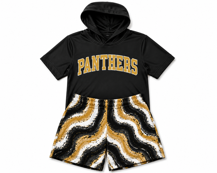 KIDS- custom hoodie & shorts set