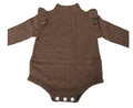 KIDS Turtleneck Pointelle Knit Bubble