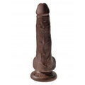 King Cock 6 In Cock W-balls Brown Intimates Adult Boutique