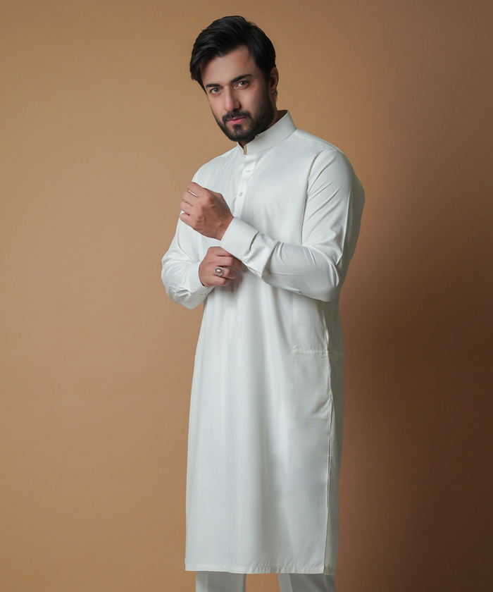 Kurta / Pants - Offwhite IronEZ