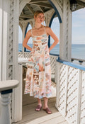 Last Vacation Spaghetti Strap Midi