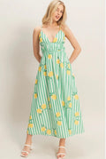 Lemon Stripe Maxi