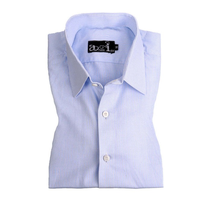Light Blue Plain Formal Shirt