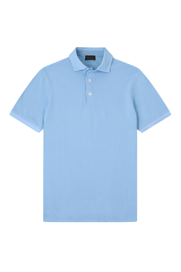 Light Blue Short Sleeve Polo Shirt