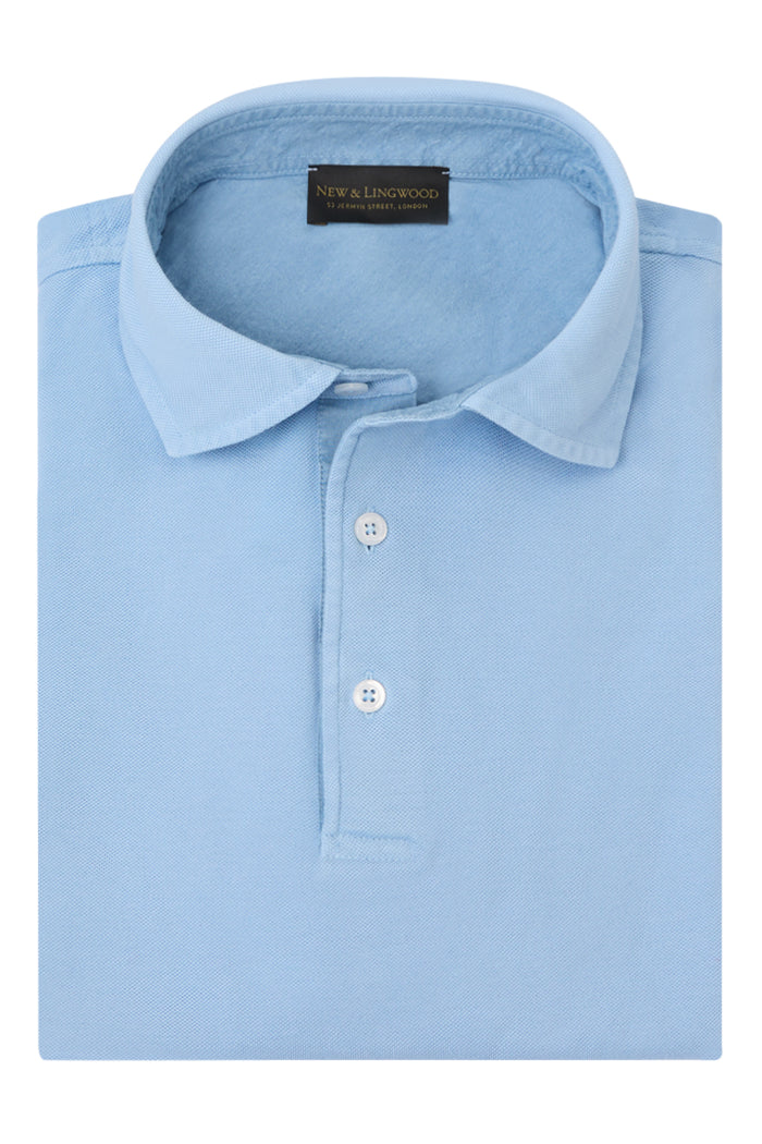 Light Blue Short Sleeve Polo Shirt