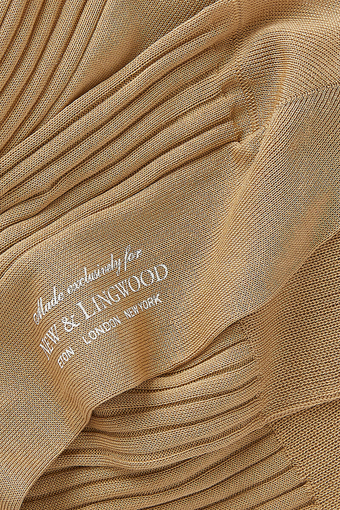 Light Khaki Long Cotton Socks