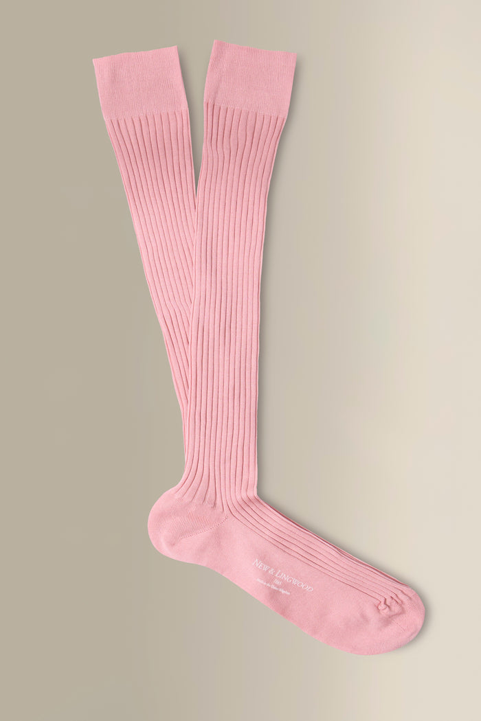 Light Pink Long Cotton Socks