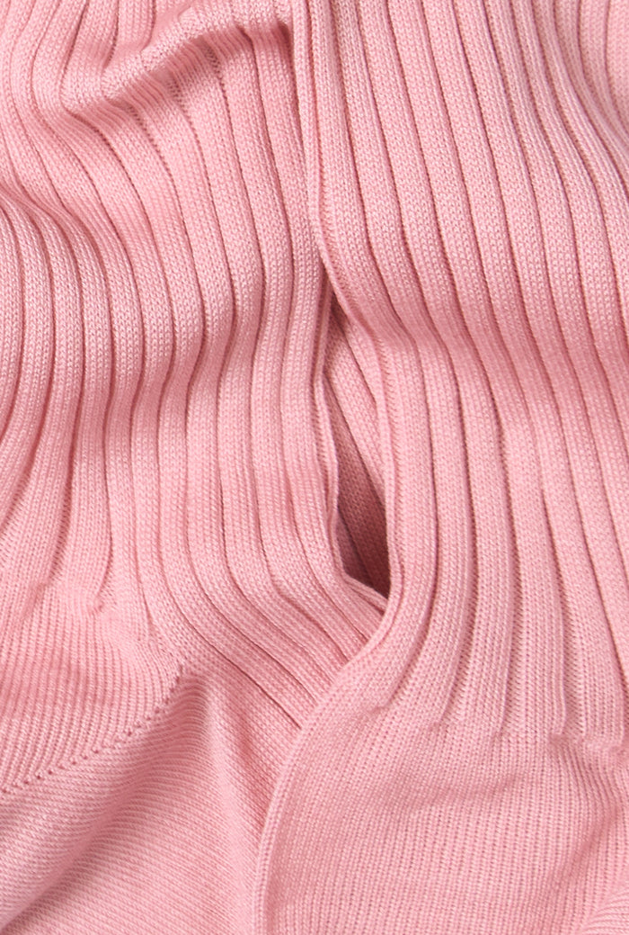 Light Pink Long Cotton Socks