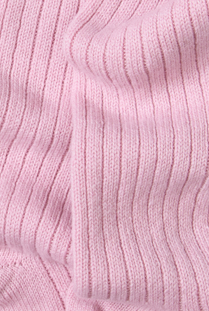 Light Pink Long Heavyweight Cashmere Lounge Socks