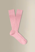 Light Pink Mid Calf Cotton Socks