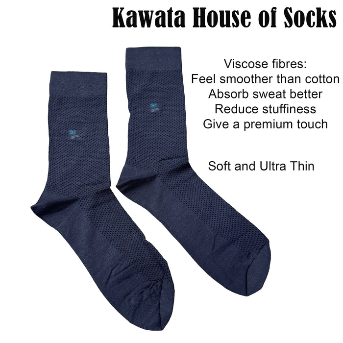 Lightweight Thin Viscose Cotton Mid-Calf Socks