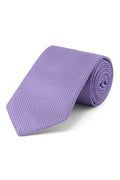 Lilac Micro Pattern Woven Silk Tie