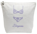 Lingerie Bag, Linen / Cotton (Lavender)