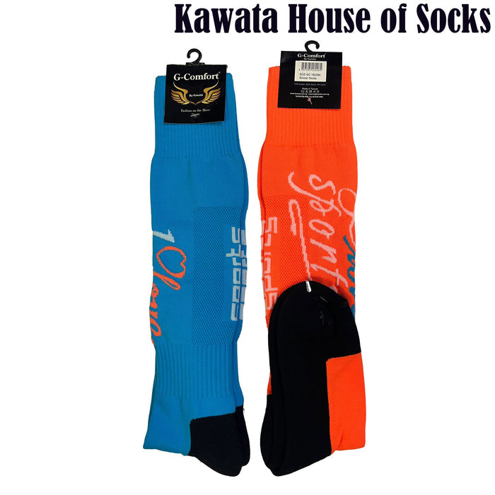 Long Athletic Sports Socks – Knee High Athletic Performance Socks for Running, Cycling, Football & Outdoor Sports