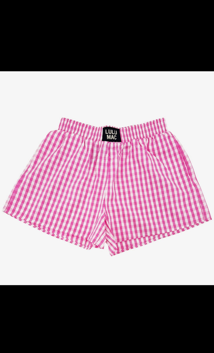 LULU MAC Gingham Shorts