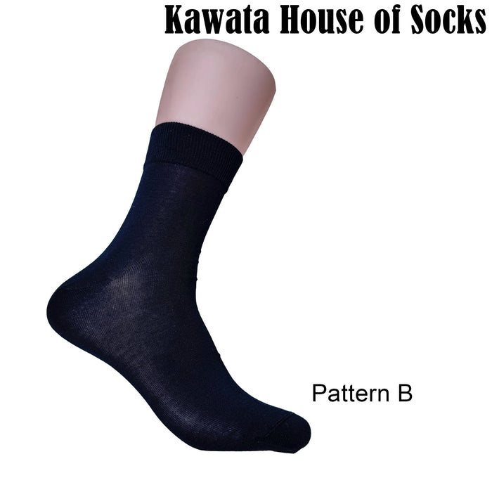 Mercerised Cotton Crew Business Socks