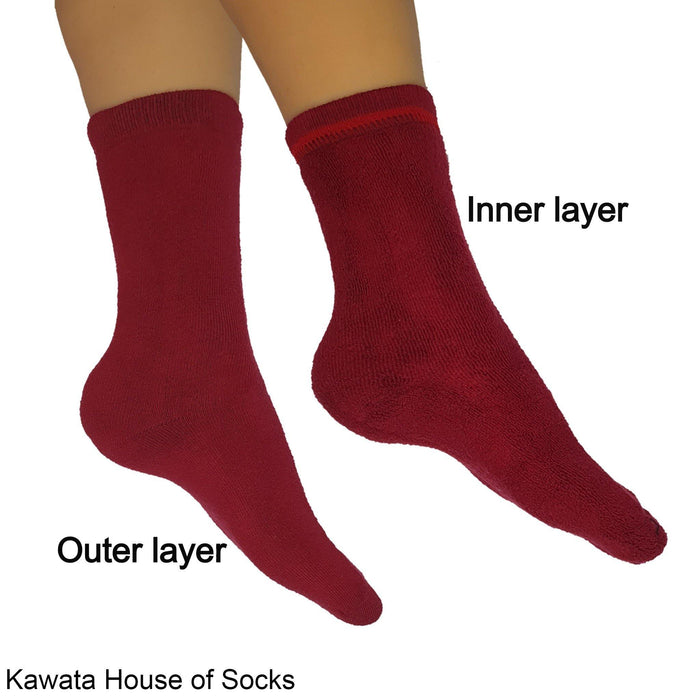 Mid Calf Thick Socks / Full Padded Socks - Kawata House of Socks