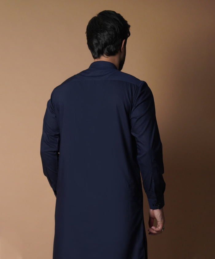 Midnight Ink blue Shalwar Kameez