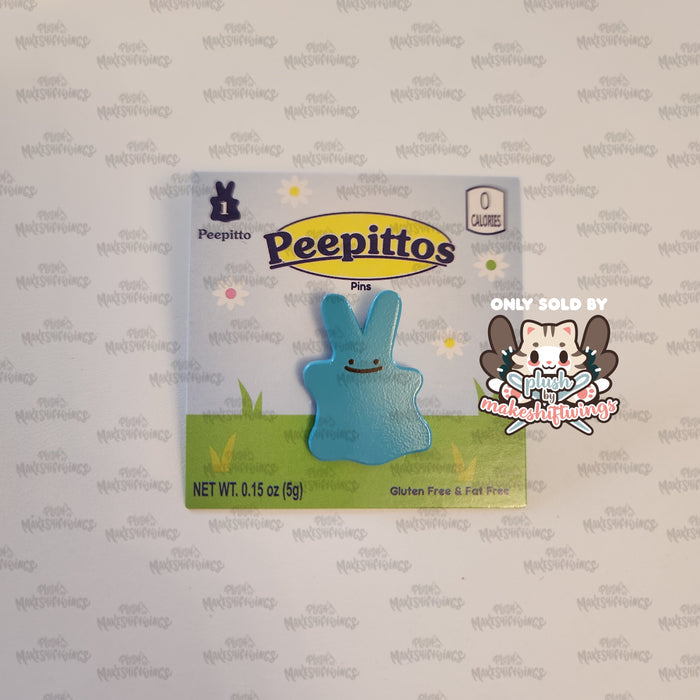 Mini Blue Peepitto Pin