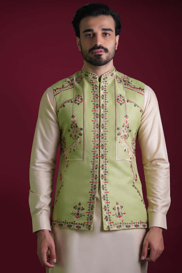 Mint - Floral Gardens Waistcoat Set