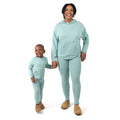 Mommy & Me 2-Piece Medium Sky Hooded Waffle Top & Legging Bundle Gerber Childrenswear
