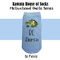 Motivational Quote Series " Be Fierce " Casual Ankle Socks