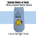 Motivational Quote Series " I am on a Right Track " Casual Ankle Socks