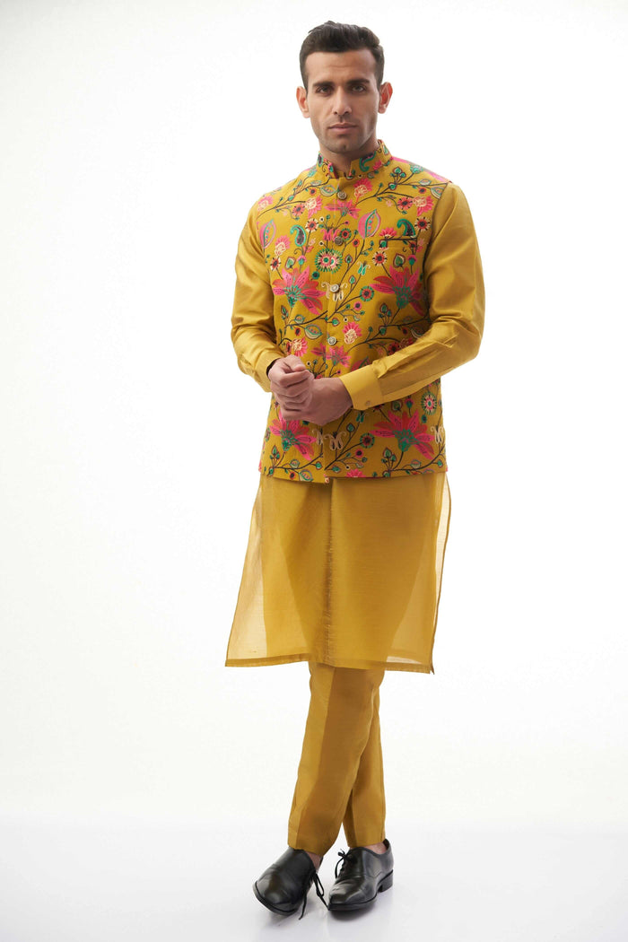 Yellow Waistcoat for Men