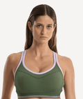 Nala High Impact Wirefree Sports Bra - Pickle/Lavender Fizz
