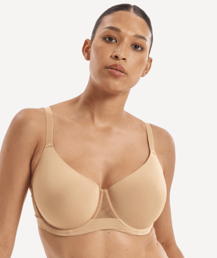 Nala Knockout Padded T-shirt Bra - Almond Milk