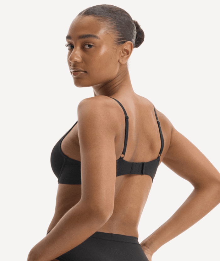 Nala Mesh Moment Underwire Bra - Licorice