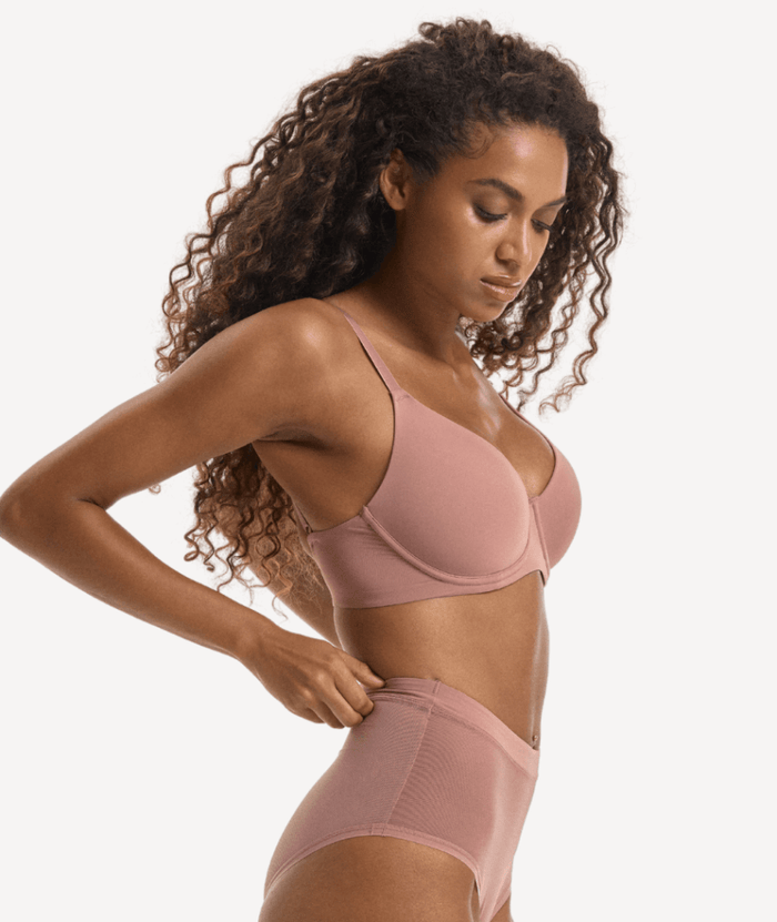 Nala Padded Flexiwire Bra - Desert Dust