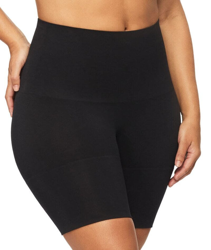 Nancy Ganz Bamboo Essentials Waisted Thigh Shaper Short - Black Shapewear