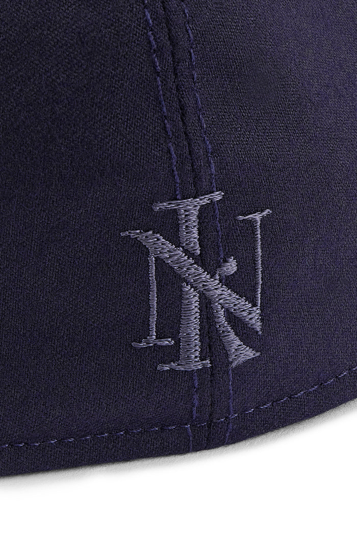 Navy Flannel Baseball Cap