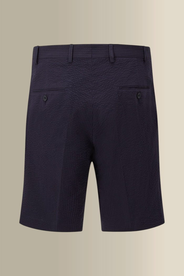 Navy Seersucker Shorts
