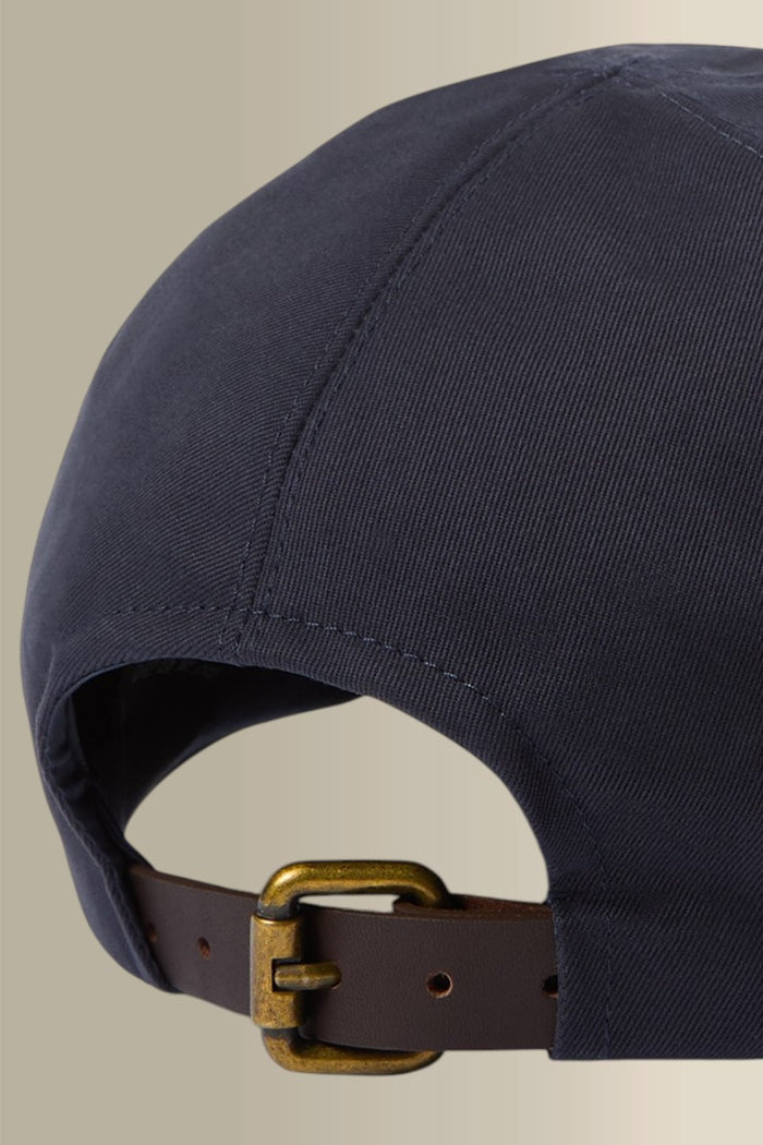 Navy Skull & Crossbones Cotton Baseball Cap