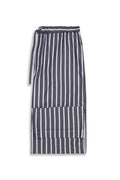 Navy & White Wide Stripe Lounge Trousers