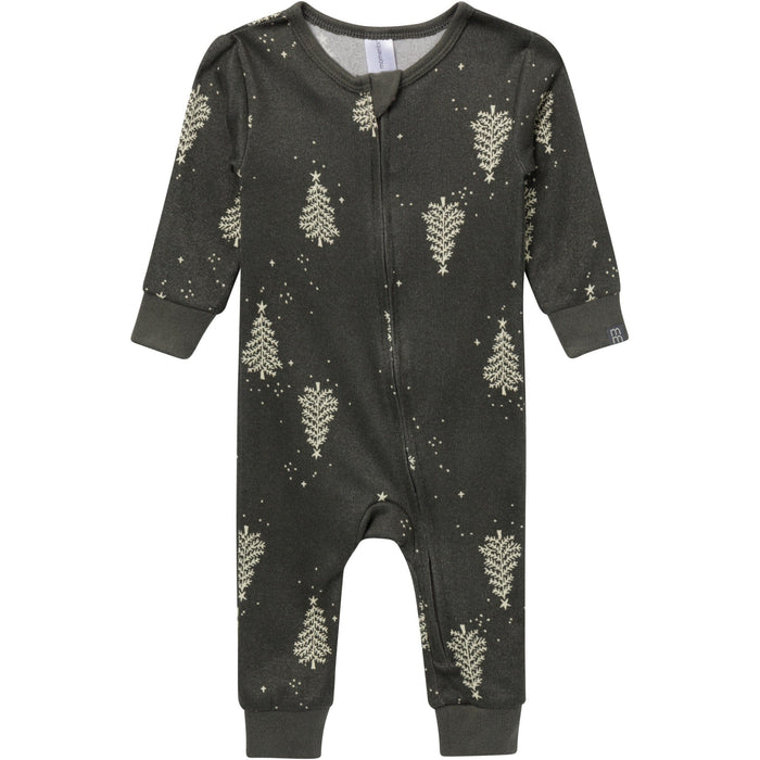 Baby Neutral Green Christmas Tree Snug Fitting Footless Pajamas Sleepwear Modern Moments™ by Gerber®