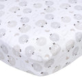Neutral Sheep Fitted Crib Sheet-Gerber Childrenswear