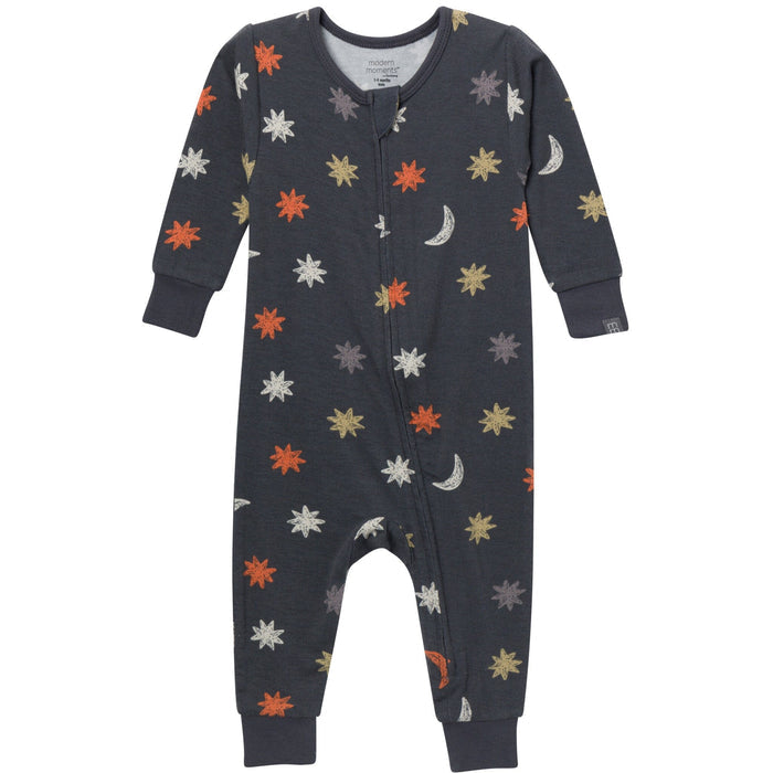 Baby Neutral Dark Gray Snug Fitting Footless Pajamas Sleepwear Modern Moments™ by Gerber®