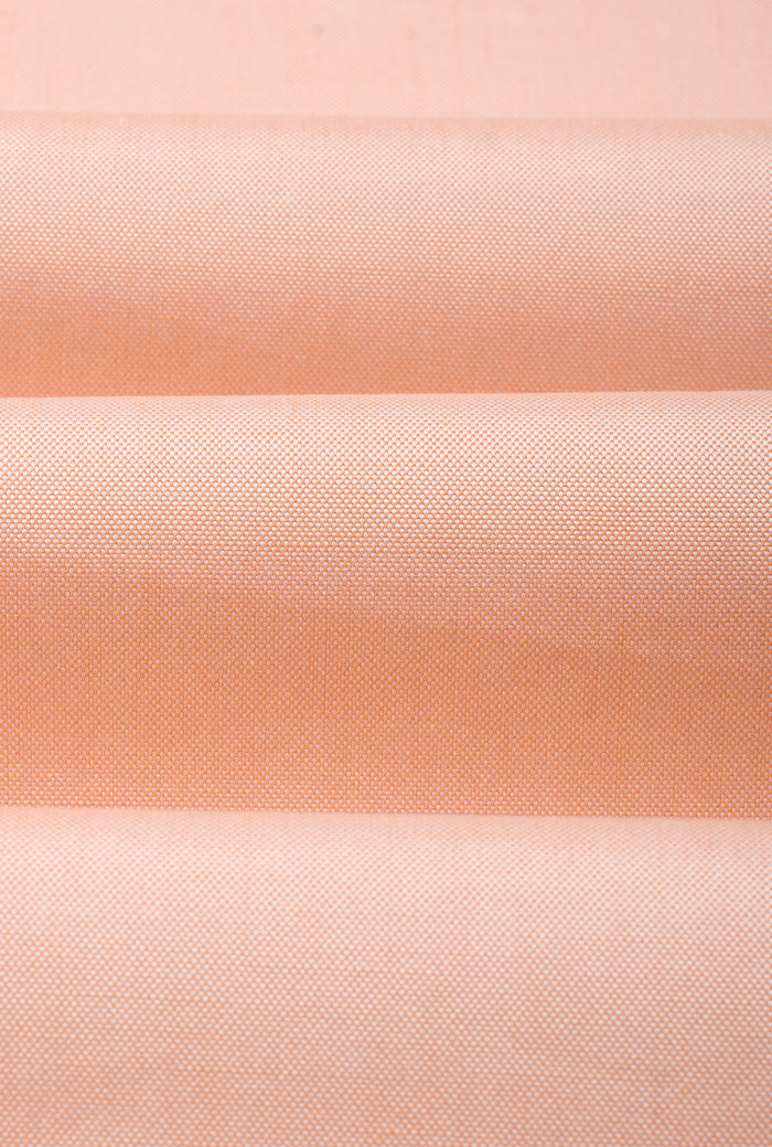 Orange Detachable Collar Standard Fit Oxford Shirt