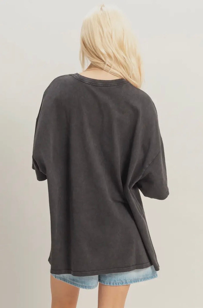 Oversized Mineral Washed Tee