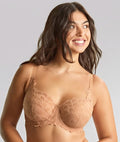 Panache Allure Underwired Full Cup Bra - Honey Bras