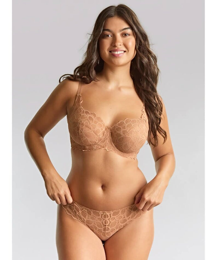Panache Allure Underwired Full Cup Bra - Honey Bras