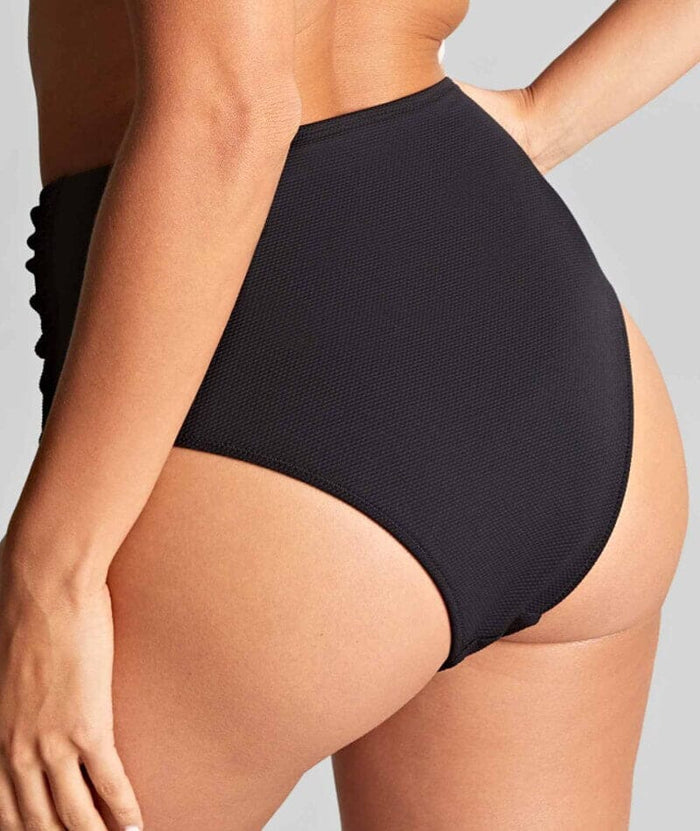Panache Swimwear Spirit Ella High Waist Brazilian Pant - Black Swim