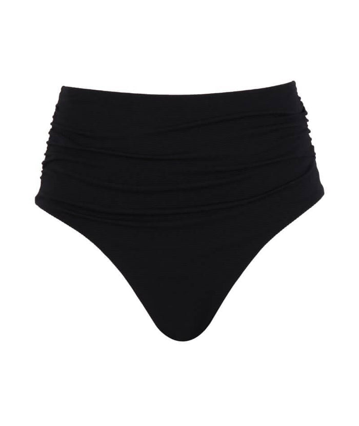 Panache Swimwear Spirit Ella High Waist Brazilian Pant - Black Swim