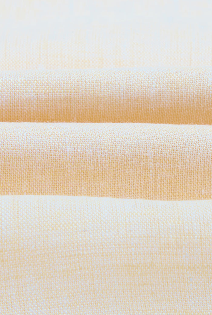 Peach Linen Salcombe Shirt